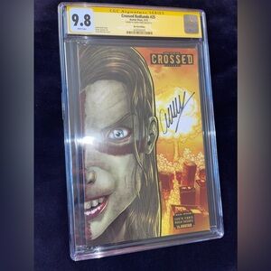 CROSSED BADLANDS #25 DIE-CUT VAR CGC SS 9.8 Signed by GARTH ENNIS- RARE! ONLY 1